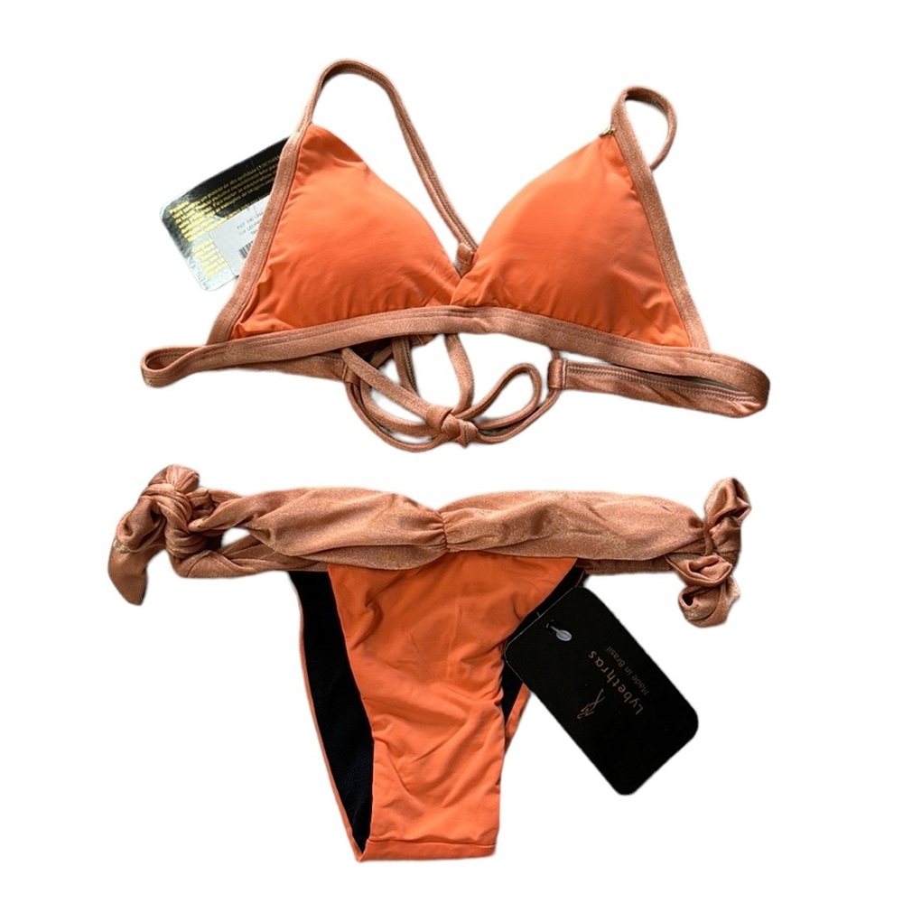 NWT Lybethras Orange Lina Bikini